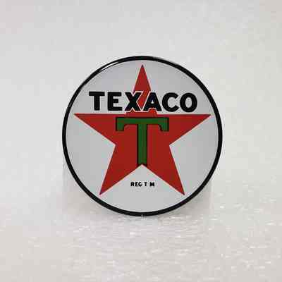 *[Magnet] Texaco, Round, Star Logo, Red White Green Black