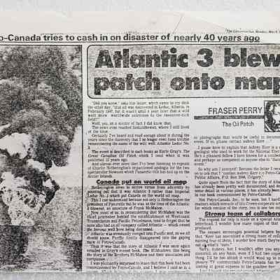 Photocopy of Newspaper, The Edmonton Sun, 6 May 1985: 2024.16.1.24