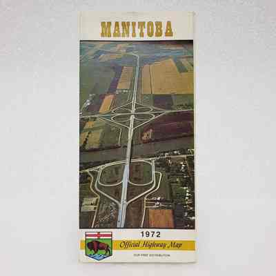 [Map] Manitoba Official Highway Map, 1972