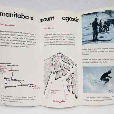 View of Pamphlet, Interior Panels Unfolded