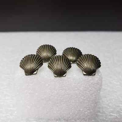 [Pin] Shell, 3D, Set of 5, Bronze
