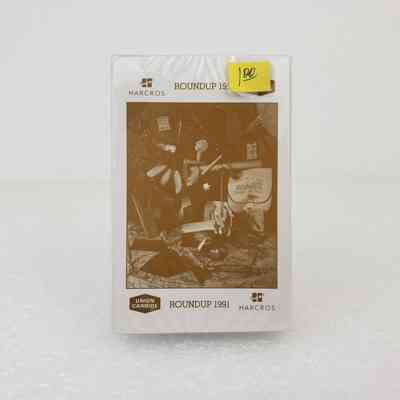 [Playing Cards] Union Carbide/Harcros, "Roundup 1991", Single-Deck, Sealed, Card White Brown