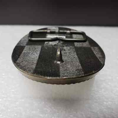 [Belt Buckle] Bronco Drilling Fluids, Antique-Bronze - Hook: View of the hook.
