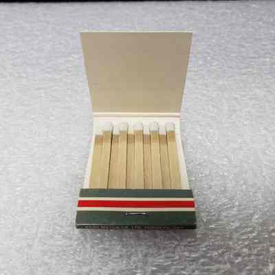 [Matchbook] Texaco, 20-strike, Red Grey - Interior: View of interior