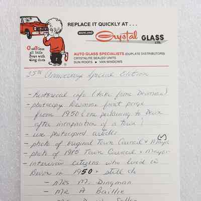 Handwritten Note, "35th Anniversary Special Edition": 2024.16.1.7