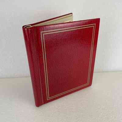 [Sticker Album] Photo Album, Red Gold, Assorted Stickers