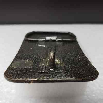 [Belt Buckle] CEDA, Antique-Bronze - Hook: Close-up view of the hook.