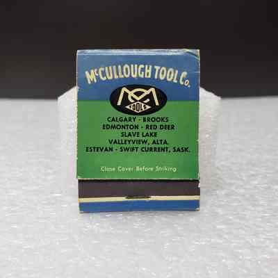[Matchbook] McCullough Tool Co., 20-strike, Blue Green