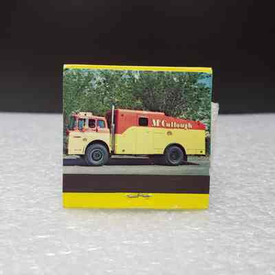 [Matchbook] McCullough Services/NL Industries, Yellow - Back: View of back