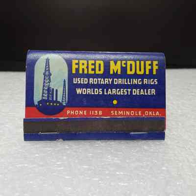 [Matchbook] Fred McDuff, 40-strike, Blue Red Yellow - Front: Front cover view