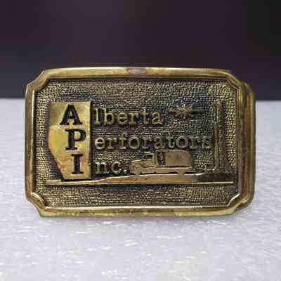 [Belt Buckle] Alberta Perforators Inc., Antique-Bronze