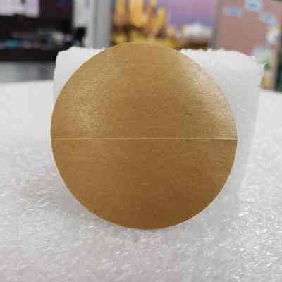 [Sticker] Round Flag, Set of 7, 47mm - Back: View of back