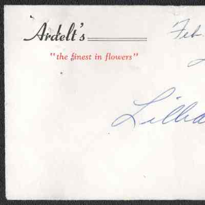 Scan of Envelope, Front