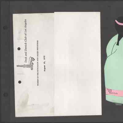 Scan of Scrapbook Page In Situ