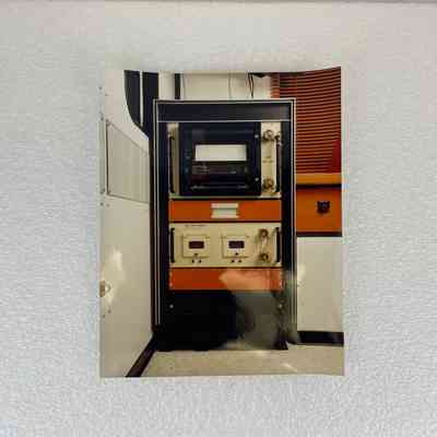 [Photo] Pumping Parameter Recorder, Dowell Schlumberger, Large, White Black Orange