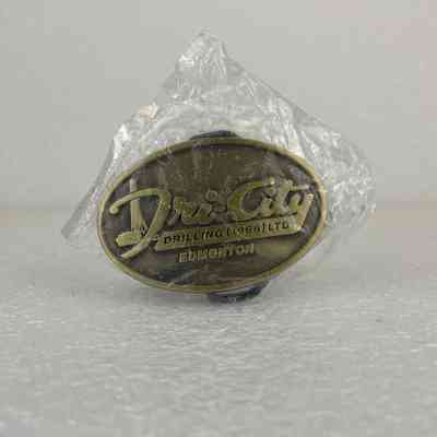 [Belt Buckle] Tri-City Drilling (1968) LTD., Edmonton, Antique-Bronze