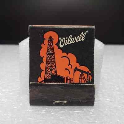 [Matchbook] Oil Well Supply Co., 20-strike, Orange Black White - Front: View of front cover