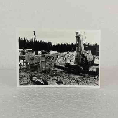 [Photo] Section of Nabors' Rig 14-E, David Elliott, BW Landscape, 12 February, 1981