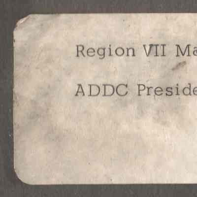 Scan of Accompanying Adhesive Label