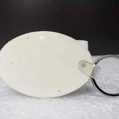 [Keychain] Drill Rite Industries Ltd. Fishing Tool Services, 1985, White - Back: View of back