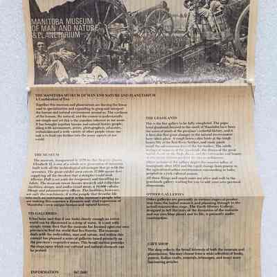 Information Sheet, Front Unfolded