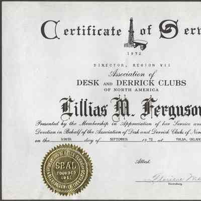 Scan of Certificate
