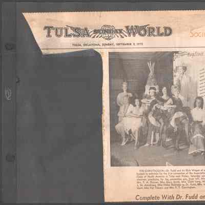 Scan of Scrapbook Page In Situ