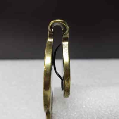 Close-up side view, showing belt clip