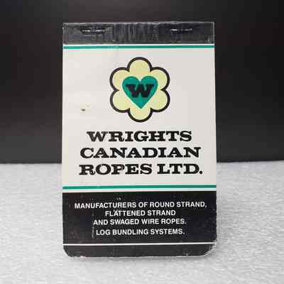 [Notepad] Wrights Canadian Ropes Ltd., Green Yellow Black