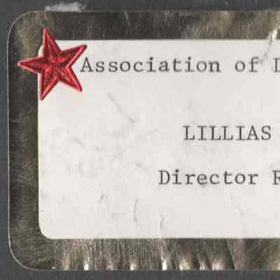 Scan of Name Tag