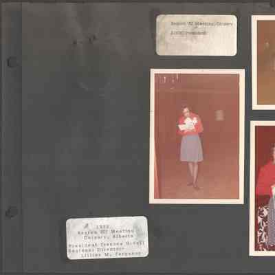 Scan of Scrapbook Page In Situ