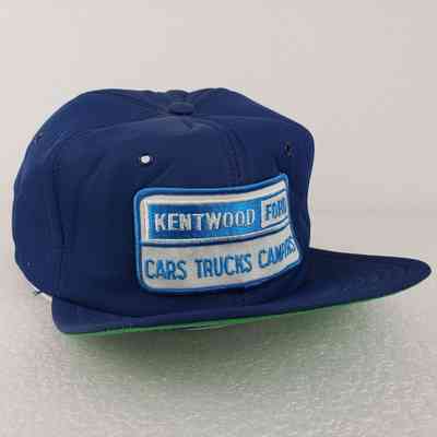 [Cap] Kentwood Ford, Cars Trucks Campers, Embroidered Patch, Padded Fabric Blue