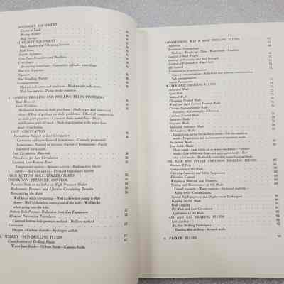 [Book] Principles of Drilling Fluid Control, 12th Ed. 1969 - Contents 2-3: View of the contents, pages 2-3