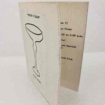 Angled View of Invitation