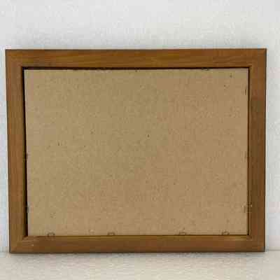 View of Framed Photo, Back