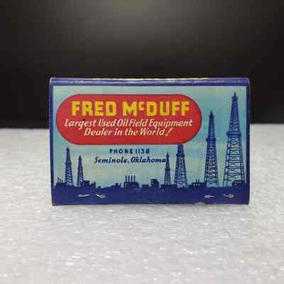 [Matchbook] Fred McDuff, 40-strike, Blue Red Yellow