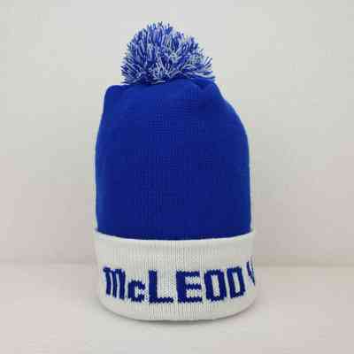 [Touque] McLeod Valley Casing, Knit, Blue White