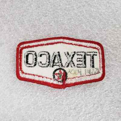 [Patch] Texaco, Hexagon Logo 76mm - Back: View of backa