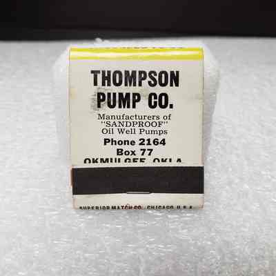 [Matchbook] Thompson Pump Co., 20-strike, Yellow Black