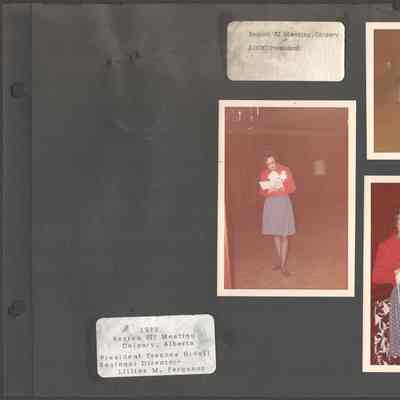 Scan of Scrapbook Page In Situ, Item not Present