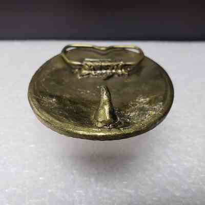 [Belt Buckle] Baker Oil Treating, Brass White - Hook: Close-up view of the hook.