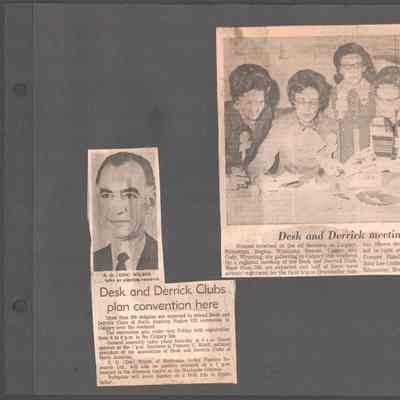 Scan of Scrapbook Page In Situ