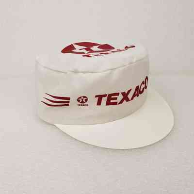 [Cap] Texaco Mile, Plastic White Brim, Fabric White Red