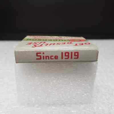 [Matchbook] Guiberson Specialty Oil Field Equipment, 21-strike, Red Green Gold - Saddle: View of saddle