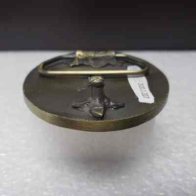 [Belt Buckle] Blackburn Water Hauling, Antique-Bronze - Hook: Close-up view of the hook.