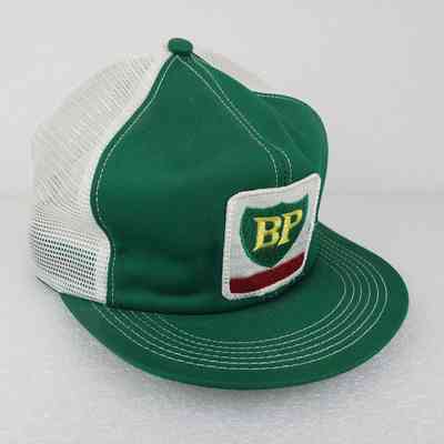 [Cap] BP, Embroidered Patch, Padded Crown Green, Mesh Body White [Light Devil's Dust]