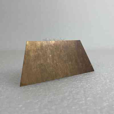 View of Small Metal Plate 1, Back