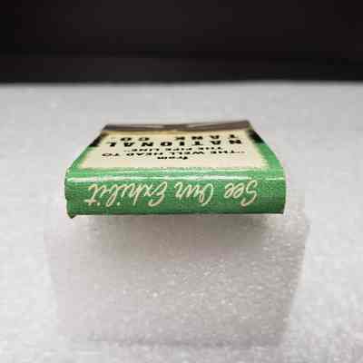 [Matchbook] International Petroleum Exposition 1953, 20-strike, Green Black - Saddle: View of saddle