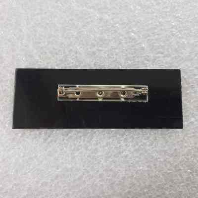 [Name Tag] Texaco, Gold Black - Back: View of back