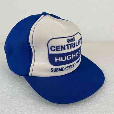 [Cap] Centrilift Hughes, Submersible Pumps, Fabric Crown White, Fabric Body Blue